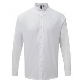 Premier Banded Collar Grandad Long Sleeve Shirt