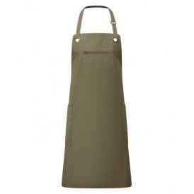 Premier Barley' Contrast Stitch Sustainable Bib Apron