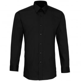 Premier Poplin Fitted Long Sleeve Shirt