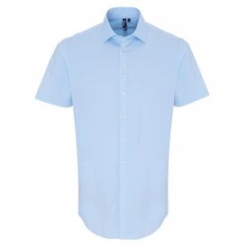 Premier Stretch Fit Cotton Poplin Short Sleeve Shirt