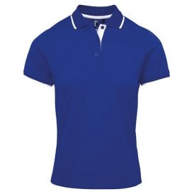 Premier Women's Contrast Coolchecker® Polo