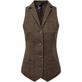 Premier Women's Herringbone Waistcoat