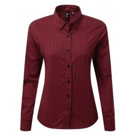 Premier Women's Maxton Check Long Sleeve Shirt