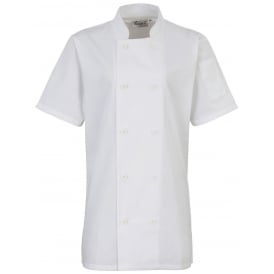 Premier Women's Short Sleeve Chef's Jacket