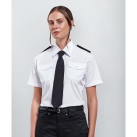 Workwear Ladies Short Sleeve Pilot Shirt