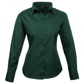 Workwear Women's Poplin Long Sleeve Blouse