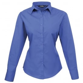 Workwear Women's Poplin Long Sleeve Blouse