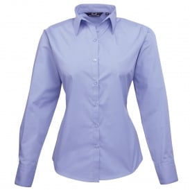 Workwear Women's Poplin Long Sleeve Blouse