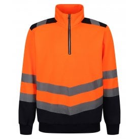 Regatta Pro Hi-vis 1/4-Zip Sweatshirt