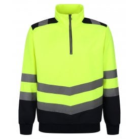 Regatta Pro Hi-vis 1/4-Zip Sweatshirt