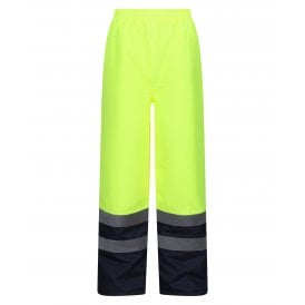 Regatta Pro Hi-vis Insulated Overtrousers