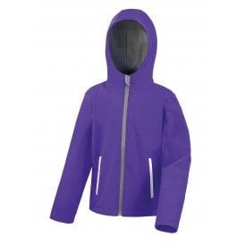 Result Core Junior TX Performance Hooded Softshell Jacket