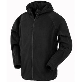 Result Genuine Recycled Hooded Microfleece Jacket