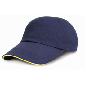 Result Low-profile Heavy Brushed Cotton Cap with Sandwich Peak