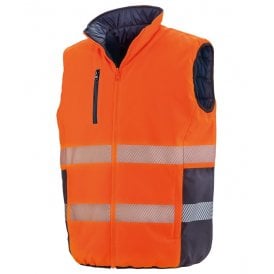 Result Safeguard Reversible Soft Padded Gilet