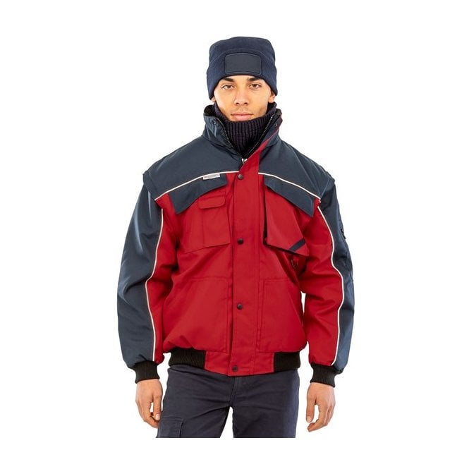 Result Work-Guard  Zip Sleeve Heavy Duty Pilot Jacket