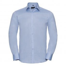 Russell Long Sleeve Herringbone Shirt