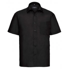 Russell Short Sleeve Polycotton Easycare Poplin Shirt