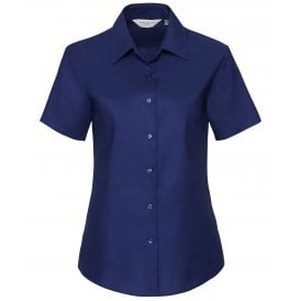 Russell Women's Short Sleeve Oxford Shirt