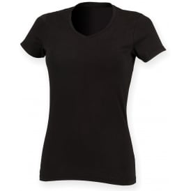 Feel Good Women's Stretch V-Neck T-Shirt