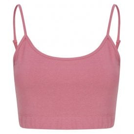 SF Women's Sustainable Fashion Cropped Cami Top with Adjustable Straps