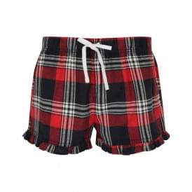 SF Women's Tartan Frill Shorts