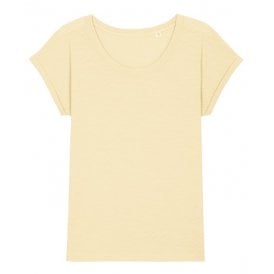 Women's Stella Rounders slub rolled sleeve slub t-shirt (STTW112)