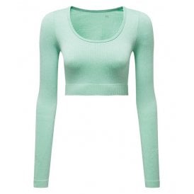 Women’s TriDri® Ribbed Seamless '3D Fit' Crop Top