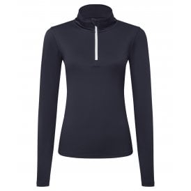 Women's TriDri® Recycled Long Sleeve Brushed Back ¼ Zip Top