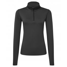 Women's TriDri® Recycled Long Sleeve Brushed Back ¼ Zip Top