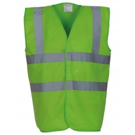 Hi vis 2 band and braces waistcoat (HVW100)