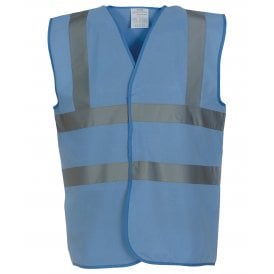 Hi vis 2 band and braces waistcoat (HVW100)