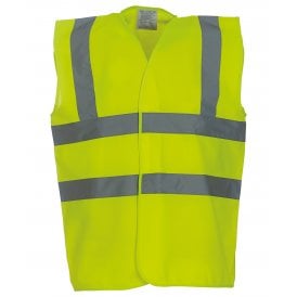 Hi vis 2 band and braces waistcoat (HVW100)