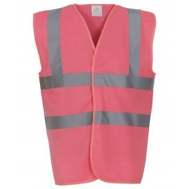 Hi vis 2 band and braces waistcoat (HVW100)