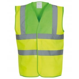 Hi vis 2 band and braces waistcoat (HVW100)