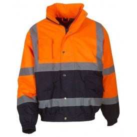 Yoko Hi Vis 2-tone Bomber Jacket (HVP218)