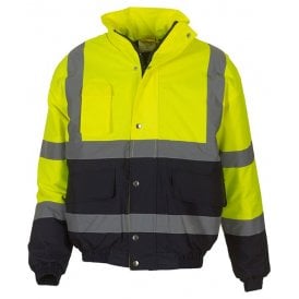 Yoko Hi Vis 2-tone Bomber Jacket (HVP218)