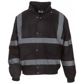 Yoko Hi-vis Classic Bomber Jacket (HVP211)