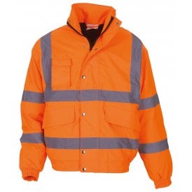 Yoko Hi-vis Classic Bomber Jacket (HVP211)