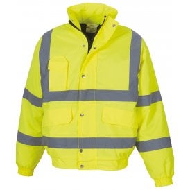 Yoko Hi-vis Classic Bomber Jacket (HVP211)