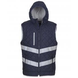 Hi-vis Kensington hooded gilet (HV007)