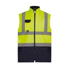 Hi-vis padded bodywarmer (HV005)