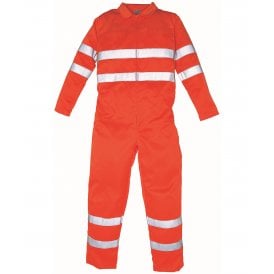 Yoko Hi-vis Polycotton Coverall (HV058)