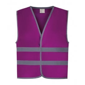 Yoko Hi-vis Reflective Border Kids Waistcoat