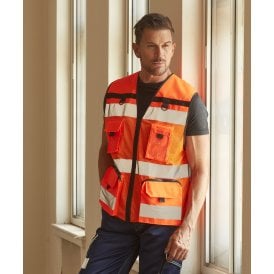 Yoko Hi-vis Ripstop Tool Vest (HVW108)