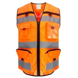 Yoko Hi-vis Ripstop Tool Vest (HVW108)