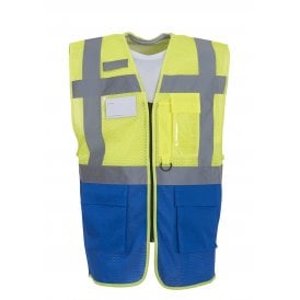 Hi-vis top cool open-mesh executive waistcoat (HVW820)