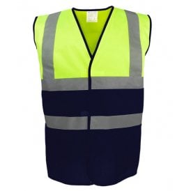 Yoko Hi-vis Two-tone Waistcoat (HVW122)