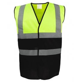 Yoko Hi-vis Two-tone Waistcoat (HVW122)