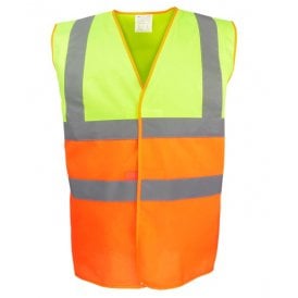 Yoko Hi-vis Two-tone Waistcoat (HVW122)